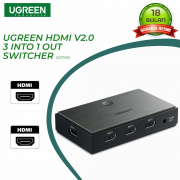 UGREEN HDMI V2.0 3 INTO 1 OUT SWITCHER