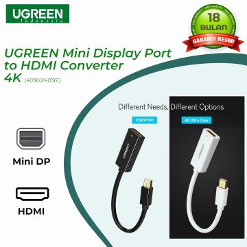 UGREEN Mini Display Port to HDMI Converter 4K