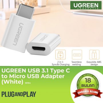 UGREEN USB 3.1 Type C to Micro USB Adapter (White)